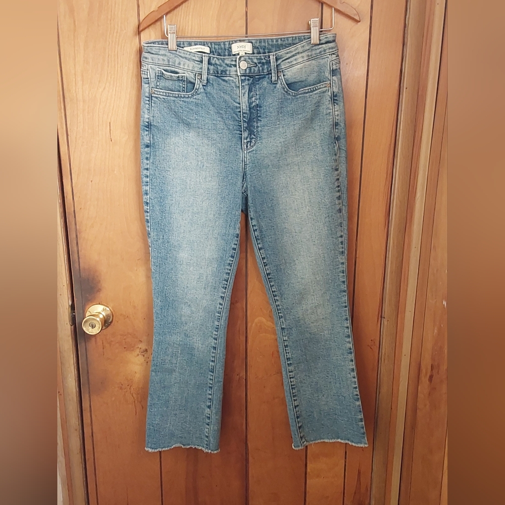 Women’s NYDJ Raw Hem Bootcut Jeans